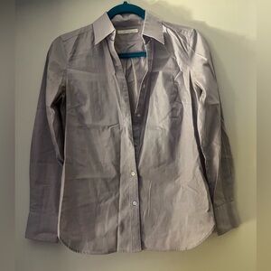 Uniqlo Women's Gray Button Down Shirt